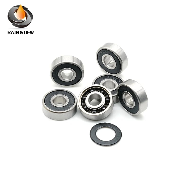 2 pz cuscinetto 607 7x19x6mm 440C anello in acciaio inox Si3N4 sfere in ceramica cuscinetto ABEC-7 metallo Fidget Spinner S607RS CB