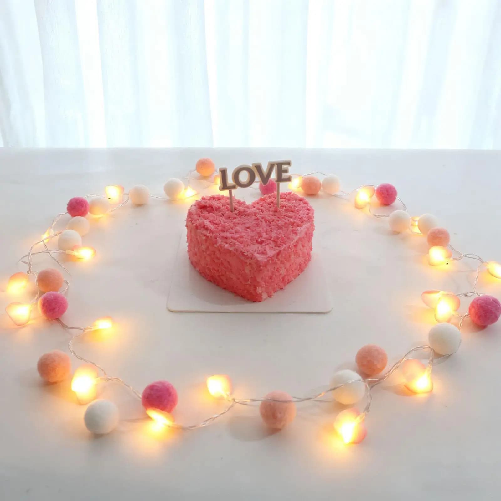 Luci a Forma di Cuore, Illuminazione Romantica a Cuore, Ghirlanda Decorativa per San Valentino, Anniversari, Interni, Feste e Pareti