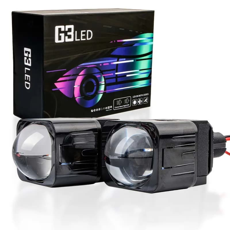 Obiettivo del proiettore Mini Bi Led da 1.5 pollici H4 modulo faro a matrice LED H7 9005 9006 lampadina fendinebbia Laser installazione Non distruttiva