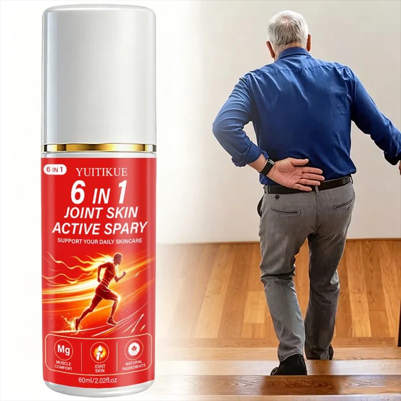 6 IN 1 Joint Skin Active Spray Natural Ingredients Body Skincare Spray Muscle Comfort Joint Skin Care 60ml For Daily Use