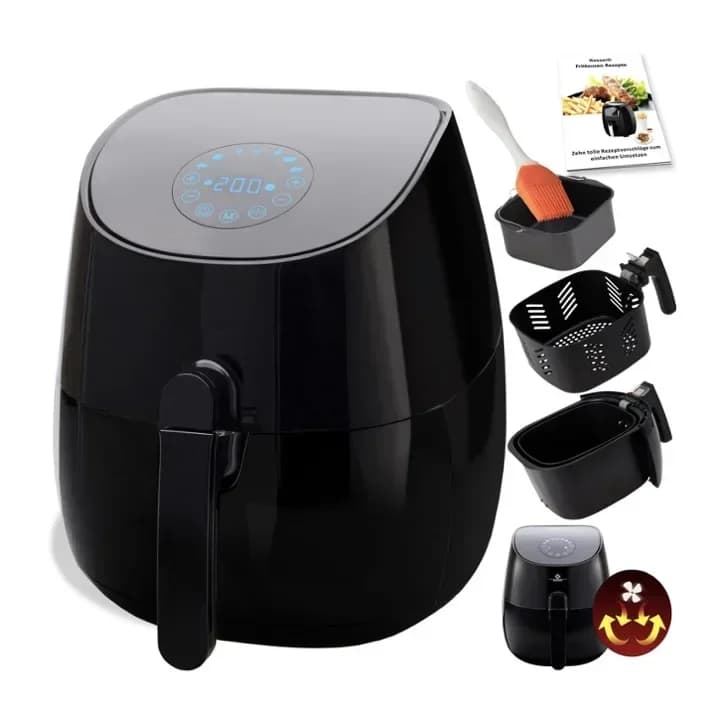 Air Fryer With Cookbook Touchscreen Auto Shut Off Timer & Dishwasher Safe