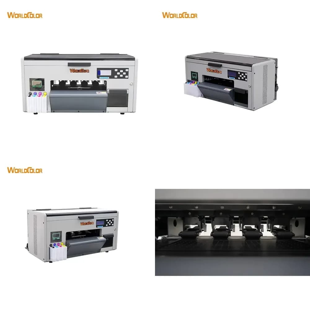 Worldcolor Factory Price 30cm DTF Printer XP600 I3200 Print Head T Shirt DTF Printing Machine for Small Business