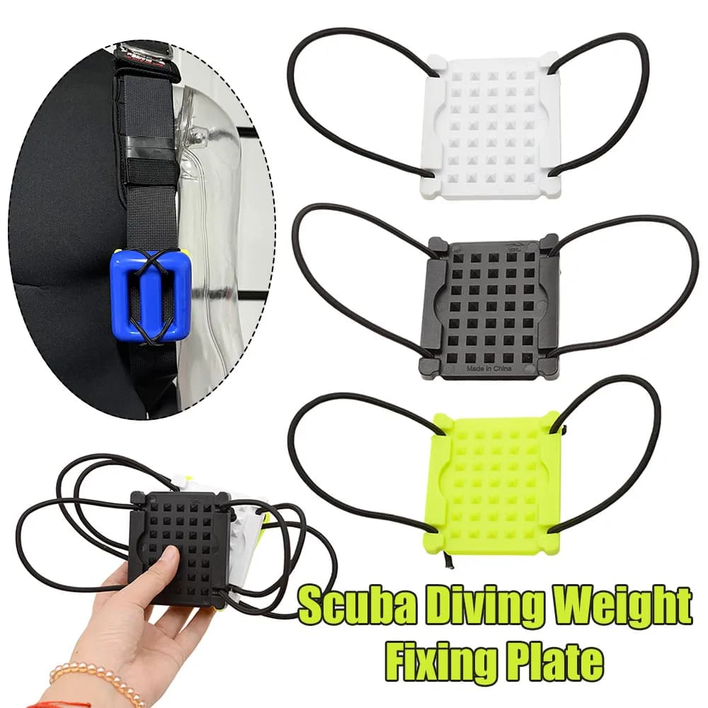 Piastra di Fissaggio Pesi per Immersioni Subacquee, Resistente all'Usura, Piastra Inferiore per Pesi da Immersione, Accessori Regolabili per BCD Subacqueo