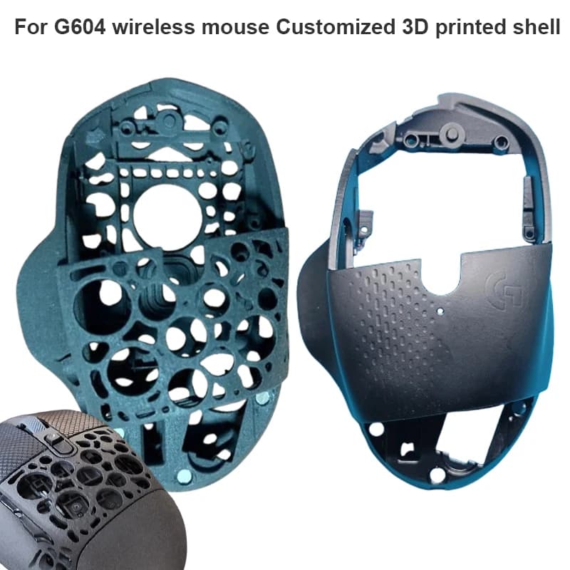 Custom 3D Printed Cable Helmet for Replacement Computer Mouse Game Parts for Wireless Mouse Weight Loss Repair G604
