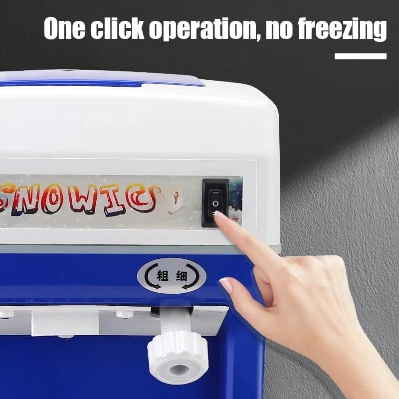 120/200 KG/H Elettrico Rasoio di Ghiaccio Branch Frantoio Chopper Frullato Frullatore Granizzazione Macchina Trituratore Cono di Neve Cubi Rasati Maker