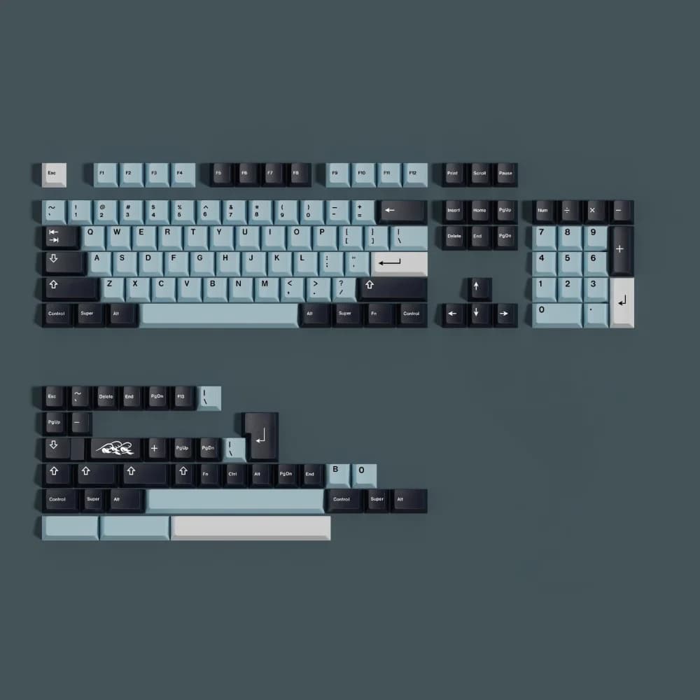 PBT Keycap GMK Mizu Keycaps Cherry Profile Dye Sublimation GMK Clone Key Cap For MX Keyboard GH60 F75 F99 RK84 GMK67 87 96 Alice