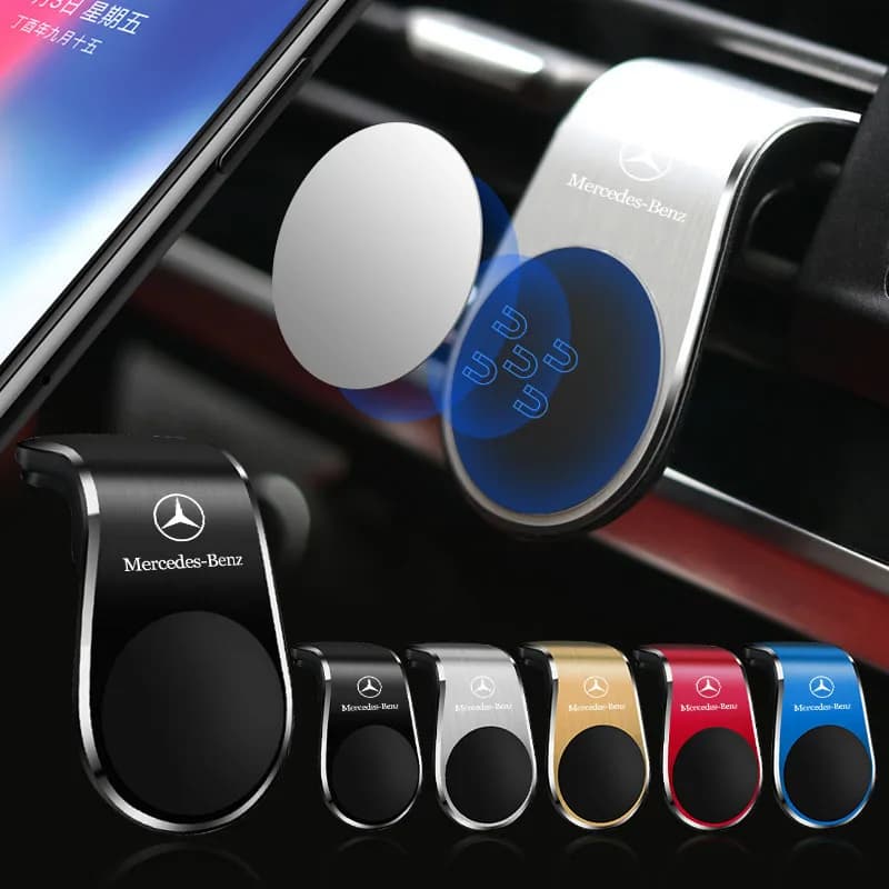 1 Pz Auto Magnetico a forma di L Auto Dedicato GPS Supporto Del Telefono Accessori per Mercedes Benz W212 W213 AMG GLA GLB CLA W203 W204 W205