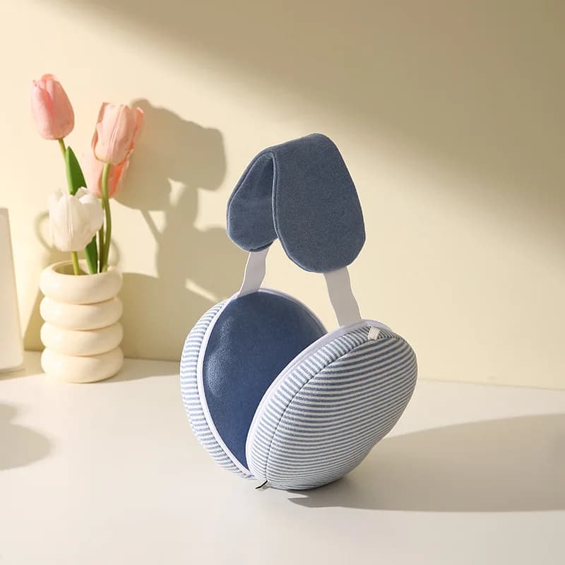 Cuscino da viaggio multifunzionale a forma di U con maschera per dormire in cotone PP per viaggi, ufficio e riposini confortevoli