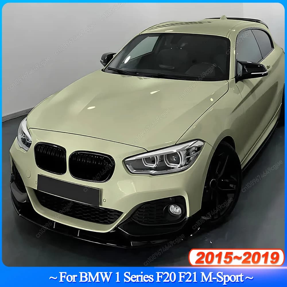 Per BMW Serie 1 F20 F21 M-Sport 118i 118d 120i 120d M135i M140i 2015-2019 Facelift Paraurti Anteriore Lip Spoiler Diffusore Body Kit