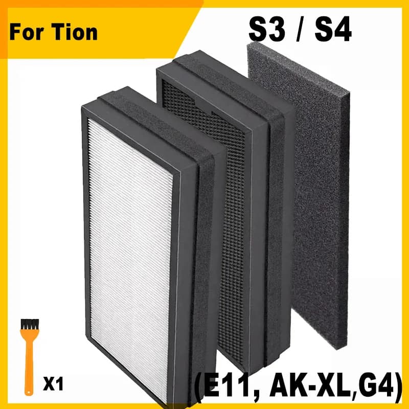 Sostituisci il filtro dell'aria (G4, E11, AK-XL) per il purificatore d'aria della ventola dell'aria fresca Tion S3 / S4