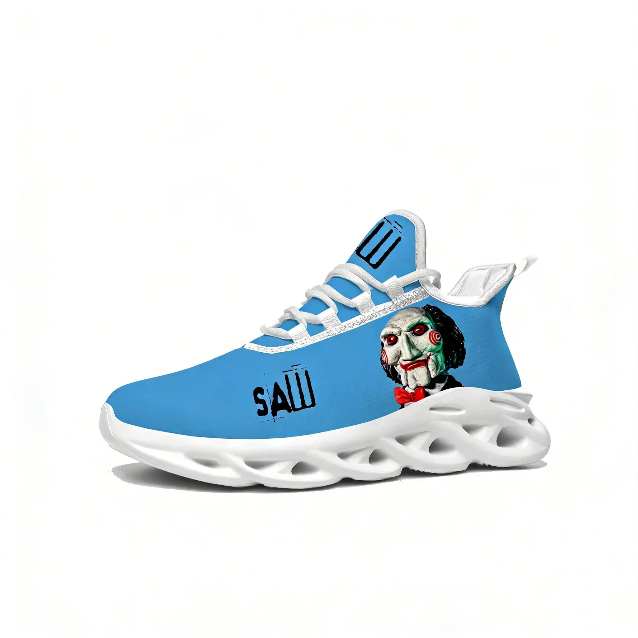 Saw Flat Sneaker Lace Mesh Shoes Mens Womens Sports Running Shoe High Quality Comfortable Sports Sneakers Custom Made Footwear