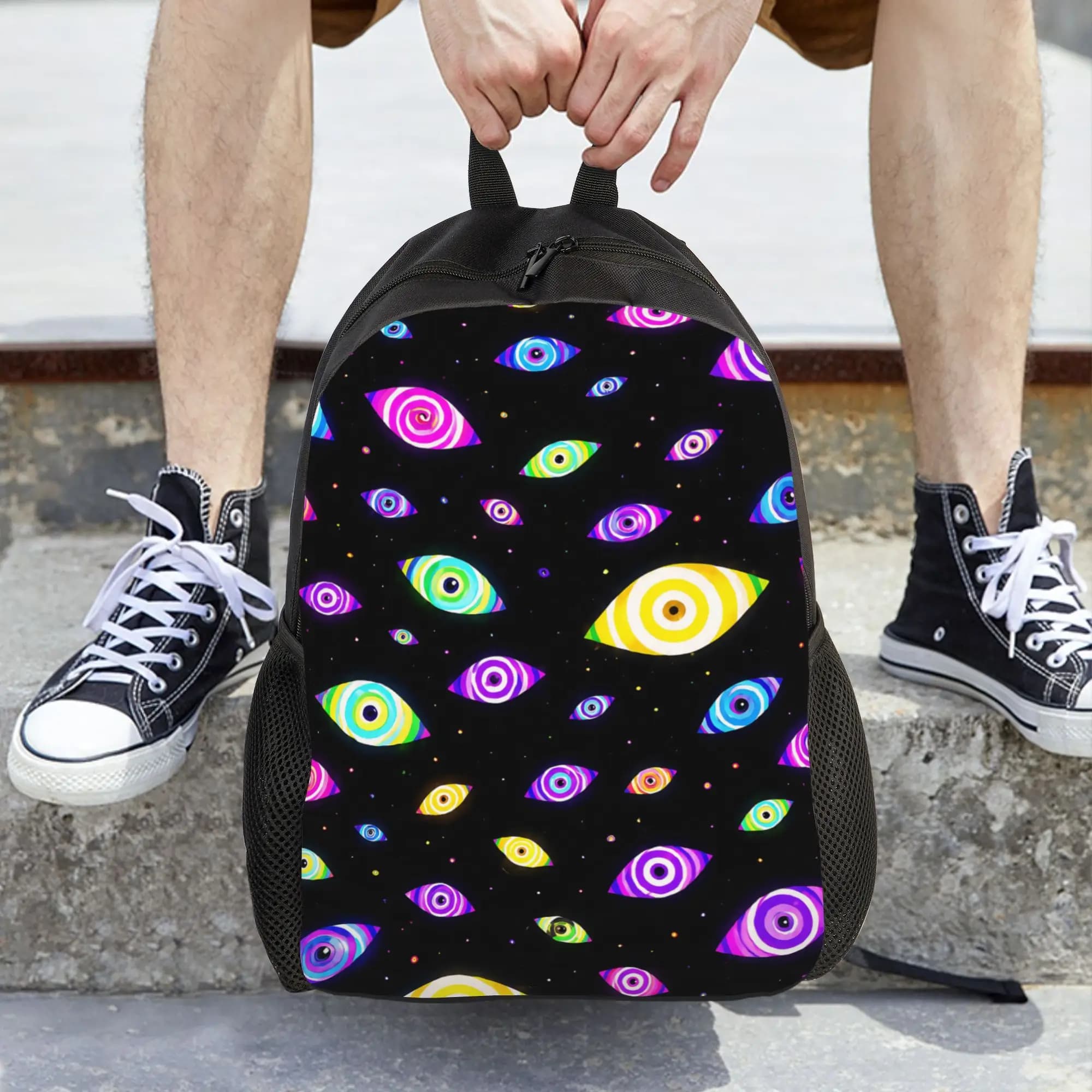 Cartoon Digitals Circus Women Backpack Classical Student School Bag Computer Backpack Boys Girls Travel Shoulder Bag
