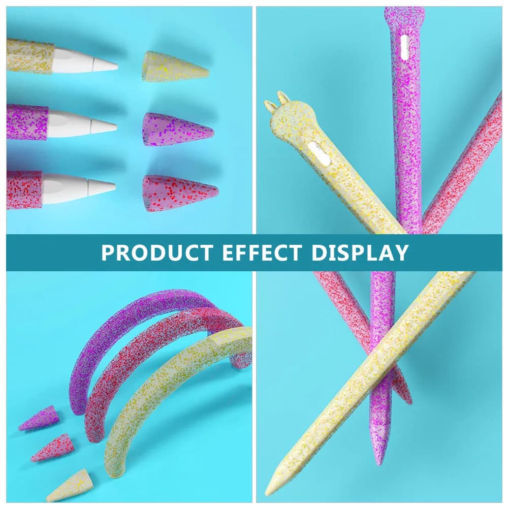 1 Pezzo Custodia Protettiva Antiurto in Silicone per Stilo, Design Coniglio, Comoda Cover Compatibile con Pencil 2 e Stilo