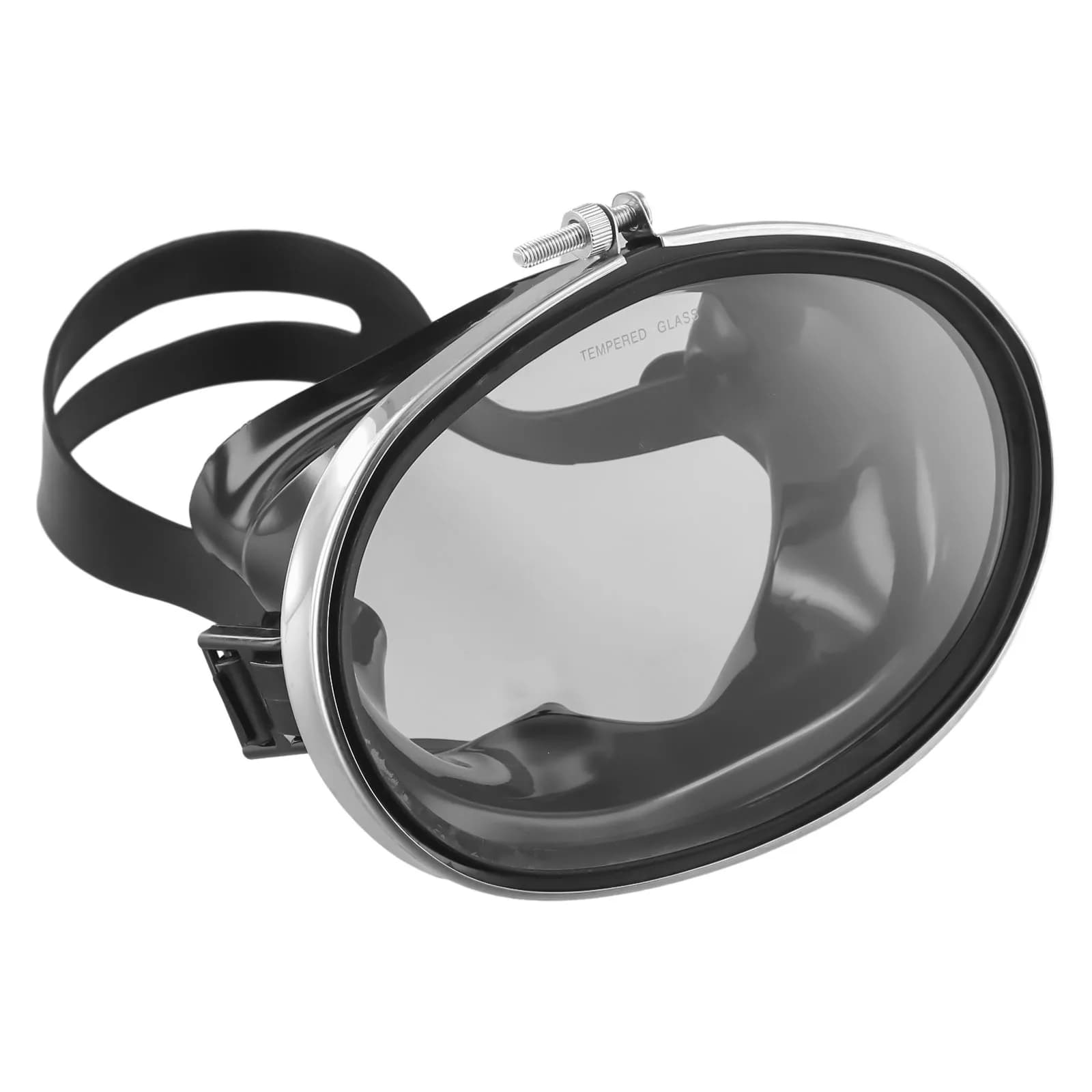 Underwater mask with aerodynamic design frame, HD tempered glass, elegant and fashionable, guarantees a long life.