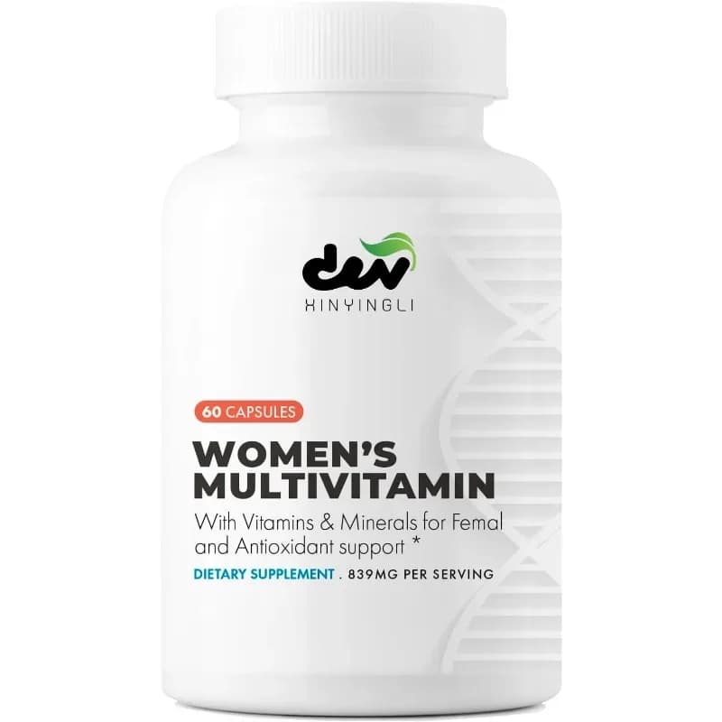 Women's Daily Multivitamin 60 Capsules Energy Metabolism Bone Immune Support Vitamin supplement for women's health