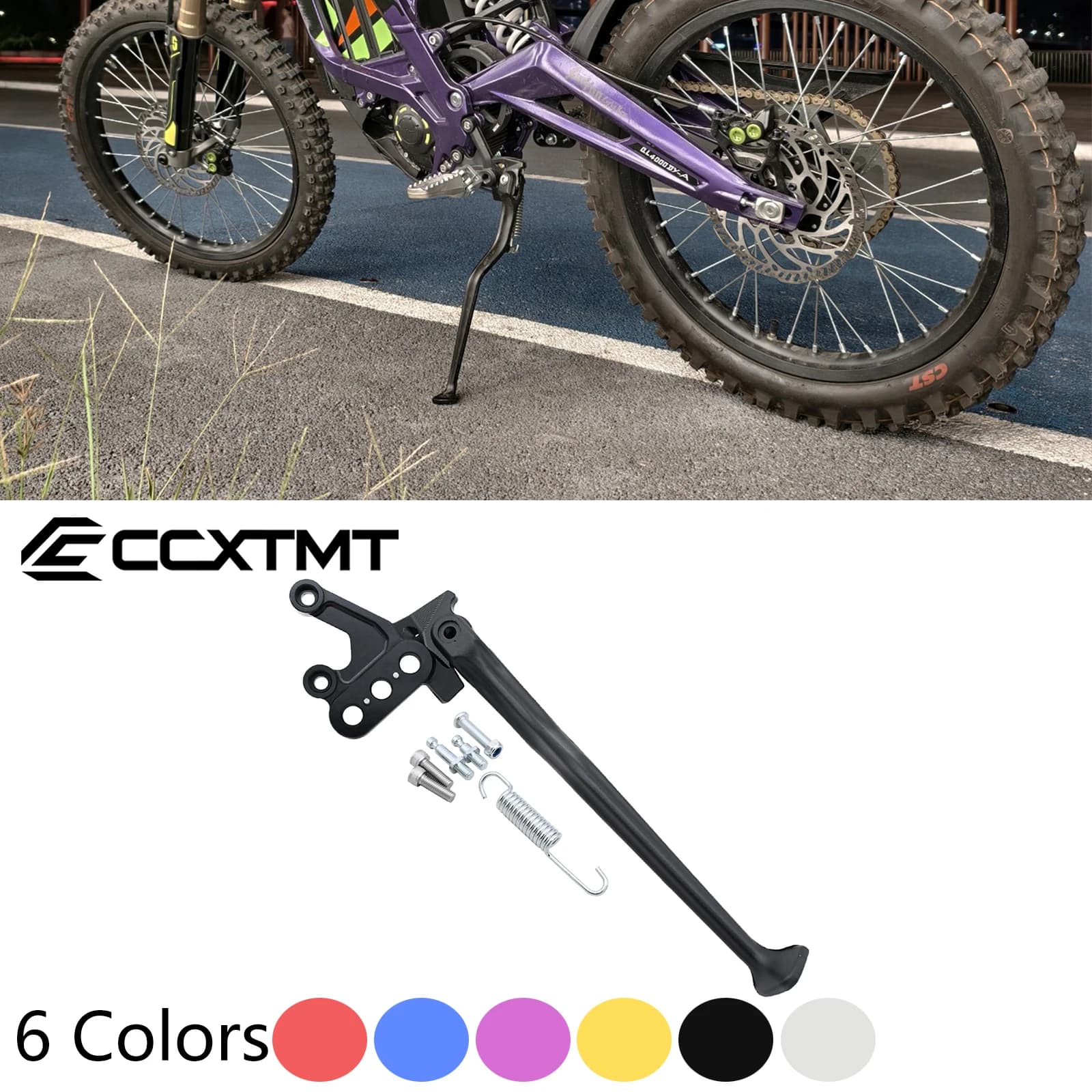 Supporto per piede per gruppo staffa laterale bici elettrica adatto per accessori SURRON SUR-RON Light Bee S & X per Segway X260 X160