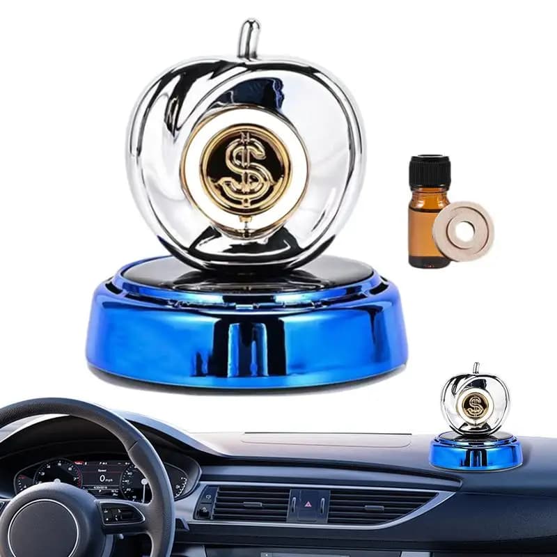 Deodorant for solar car scent automatic rotation diffuser of essential oil dashboard ornaments for mimetic helicopters remove the odor