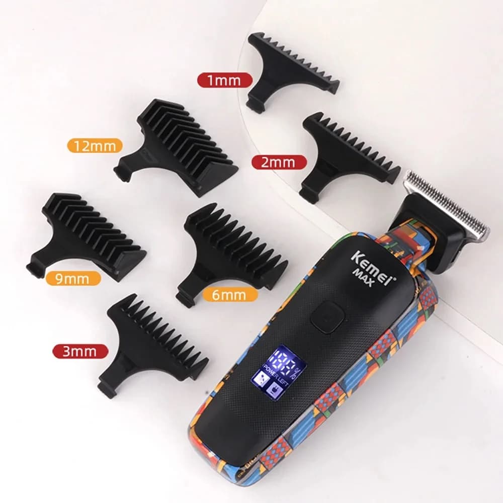 Kemei Haircut Man Size Haircut Professional Electric Shaver 0mm T-blame Haircutting Machine KM-MAX5090