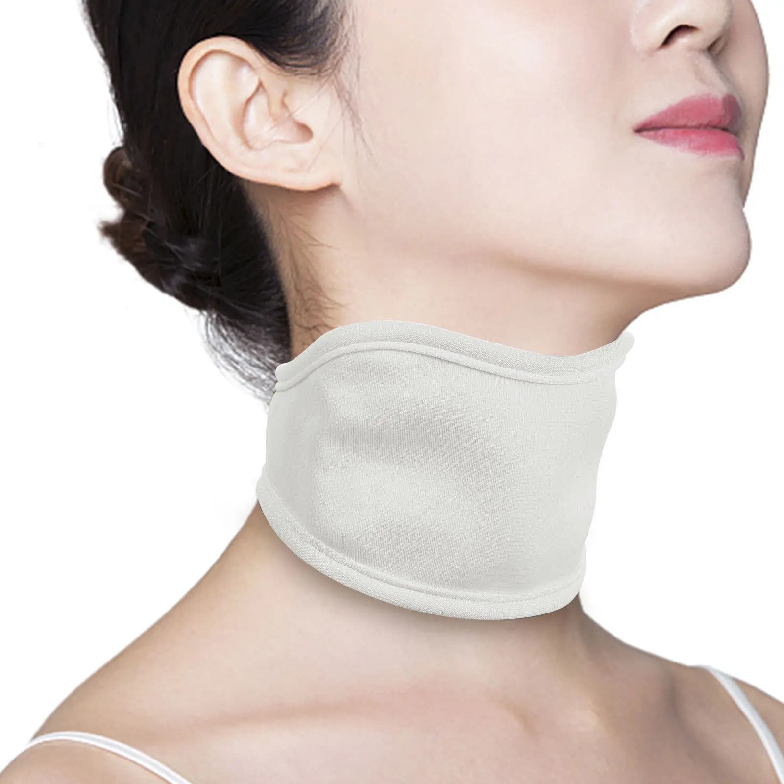 Impacco di Olio di Ricino Riutilizzabile per il Collo, Fascia Ergonomica in Tessuto Morbido con Chiusura a Strappo, Impacco di Olio Essenziale per il Collo per il Comfort nel Sonno