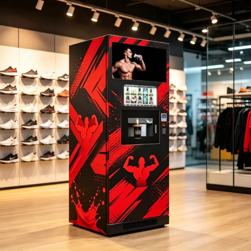 Commercial Instant Beverage Machine Custom Powder Protein Shake Vending Machine Widely Applied In Gym Scenarios