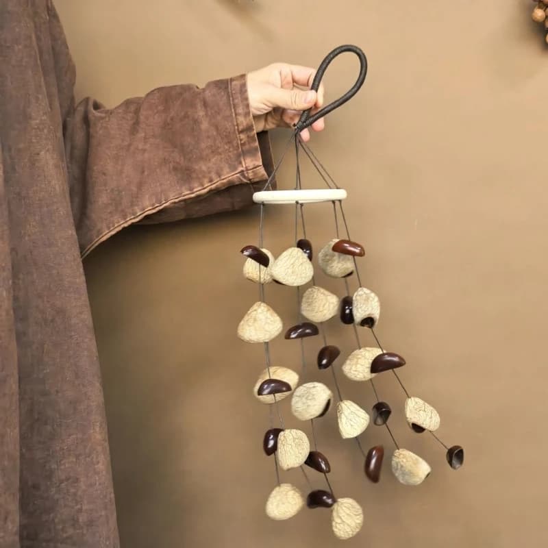 Sound Healing Nut Shell Bells Meditation Spiritual Relaxation Wind Chimes Yoga Diapason Bells Mindfulness Musical Instruments