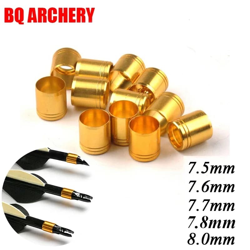 Explosion-Proof Archery Arrows Ring for Hunting, Carbon Shaft Bow and Arrow, OD7.3 -8.0mm, ID6.2mm, 30Pcs