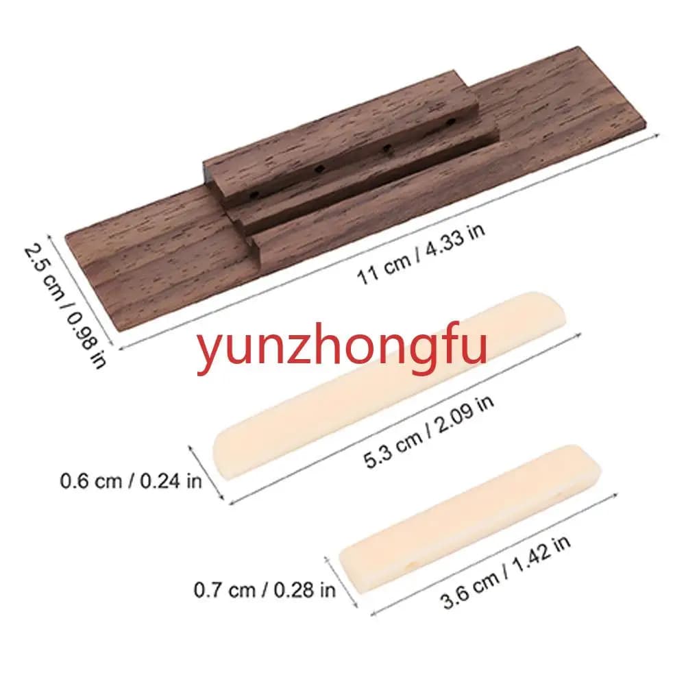 Ukulele Neck And Fingerboard With Rosewood Fretboard And Guitar Parts For DIY Projects 23/26 Inch