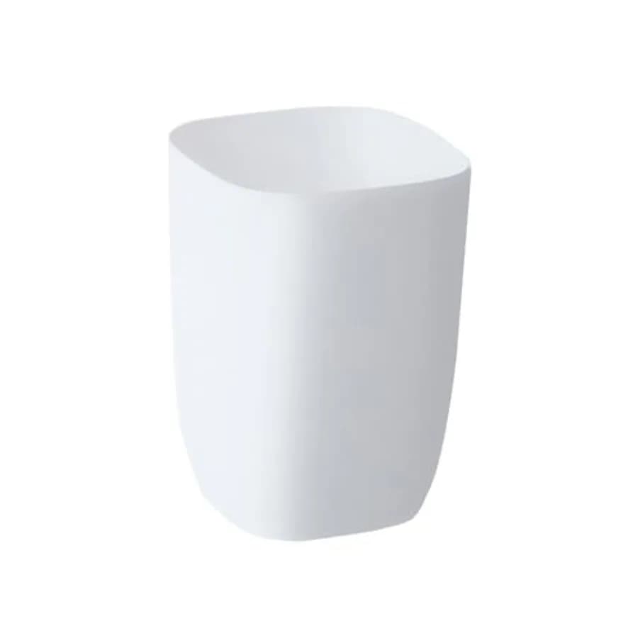 Bathroom Trash Can, Small Garbage Can for Bedroom, Living Room, Kitchen, Slim Cute Plastic Waste Basket for Office, 7L, Matt