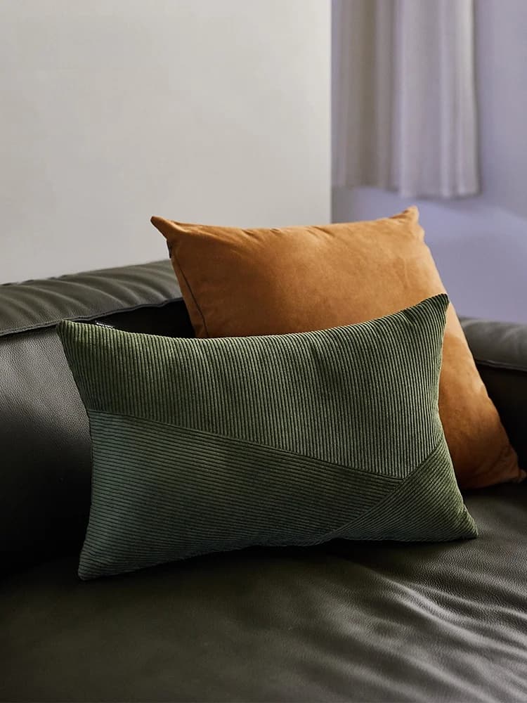 CBhome Cuscino in Velluto a Coste alla Moda, Divertente per Bambini, Supporto Lombare Nordico, Cuscino Rettangolare per Divano, Decorazione per la Casa