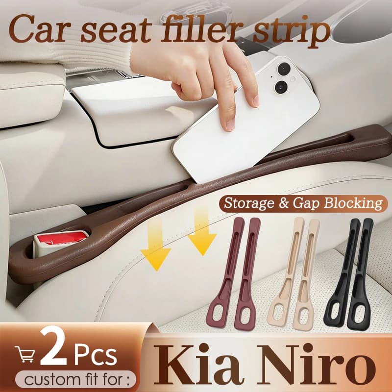 Car gap filler strip for Kia Niro 2026 Car front seat gap filler strip, car seat leak-proof and drop-proof, convenient storage