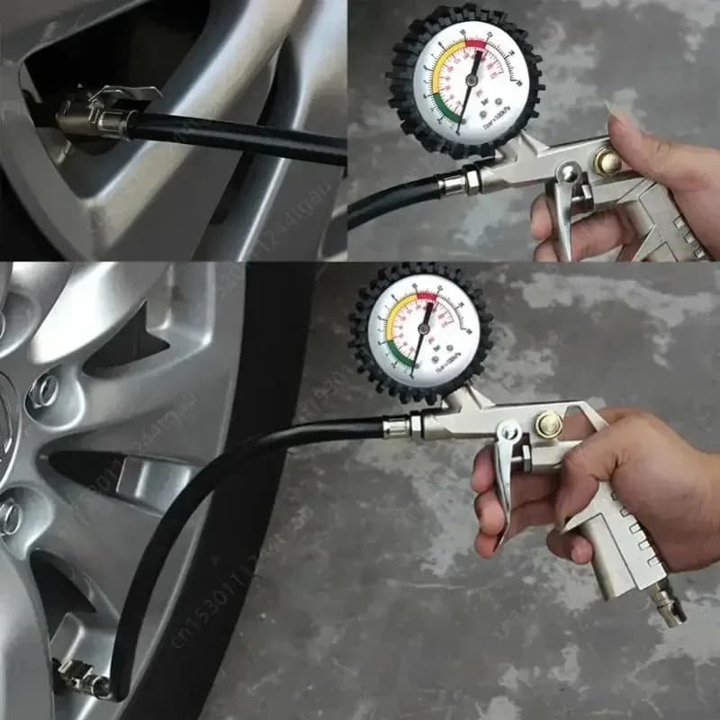 Multifunctional Tyre Pressure Gun Air Compressor 0-220Psi 0-16Bar Inflation Pump For Car Motorcycle SUV Tire News
