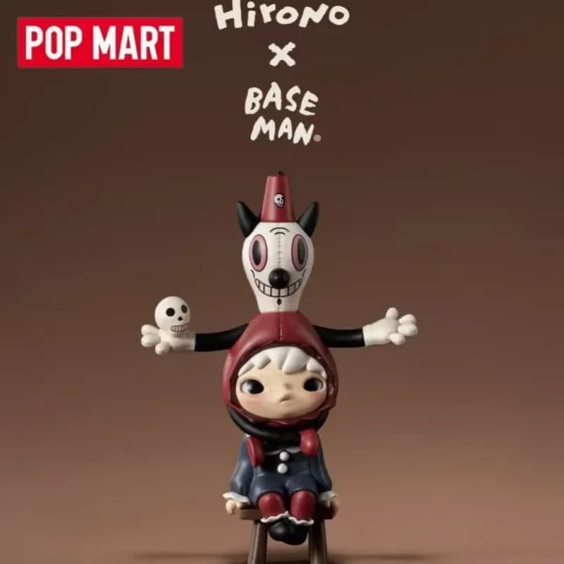 POP MART Hirono Series BASEMAN Blind Box Mystery Box Guess Bag Toys Doll Cute Anime Figure Desktop Ornaments Collection