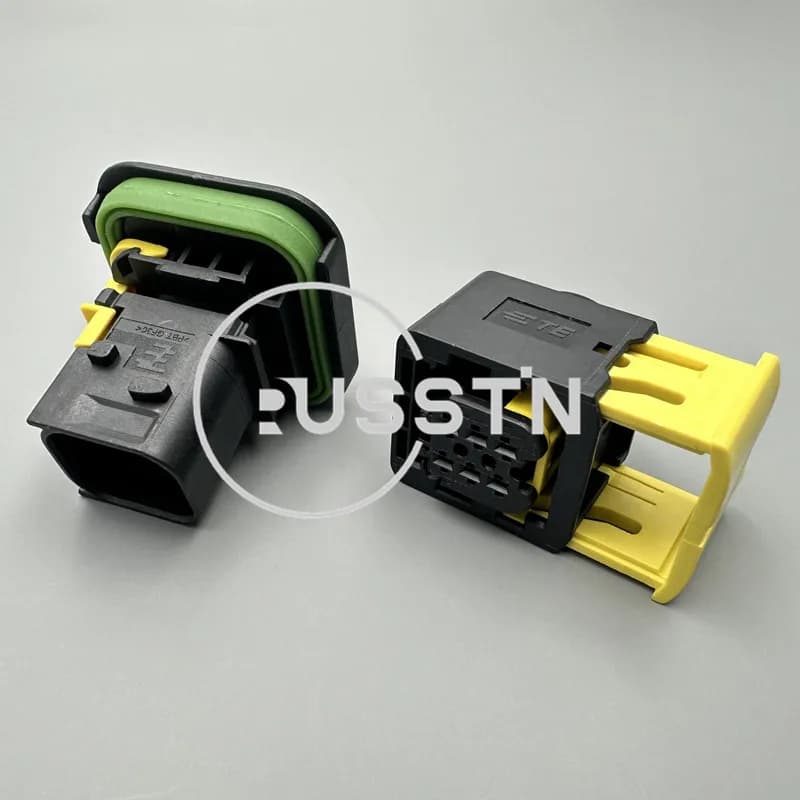 1 Set Connettore automobilistico a 6 pin Presa per cablaggio elettrico impermeabile Assemblaggio CA per camion auto 1- 1418469 -1 1- 1703820 -1