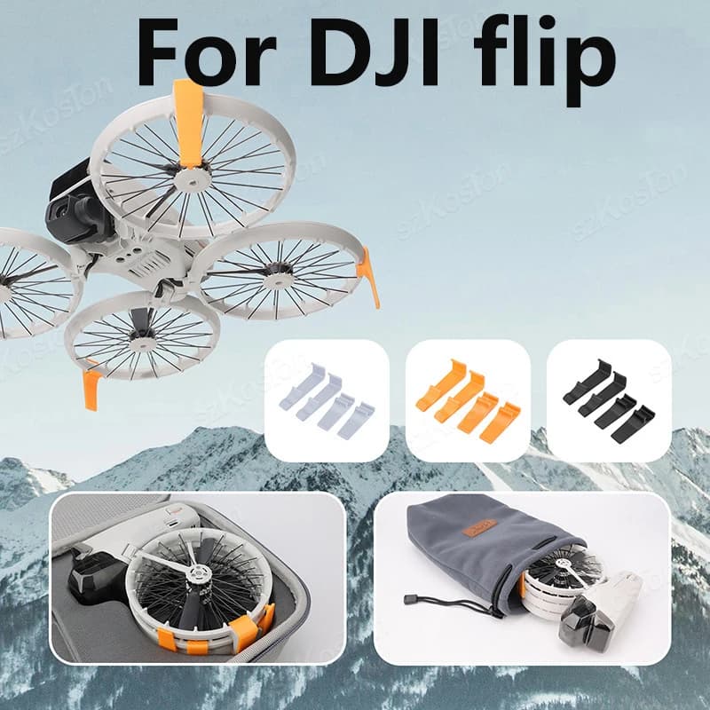 Per DJI flip Carrello di atterraggio Staffa posteriore Altezza crescente Gambe del treppiede Protezione cardanica Staffa fissa Supporto Gamba Drone Accessoy