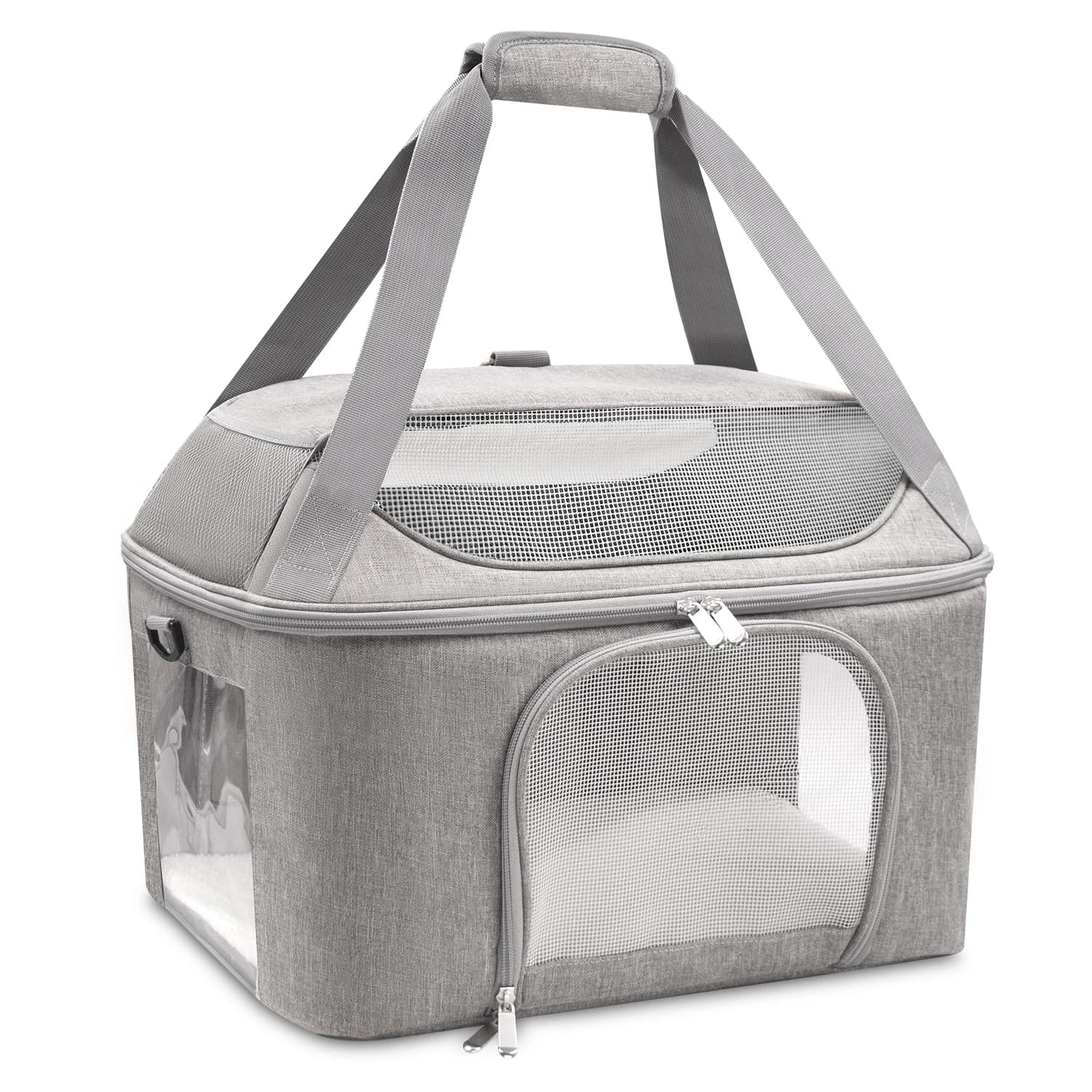 Zaino per animali domestici Borsa da trasporto traspirante per gatti Borsa da trasporto approvata per compagnia aerea da viaggio per cani di piccola taglia e gatti