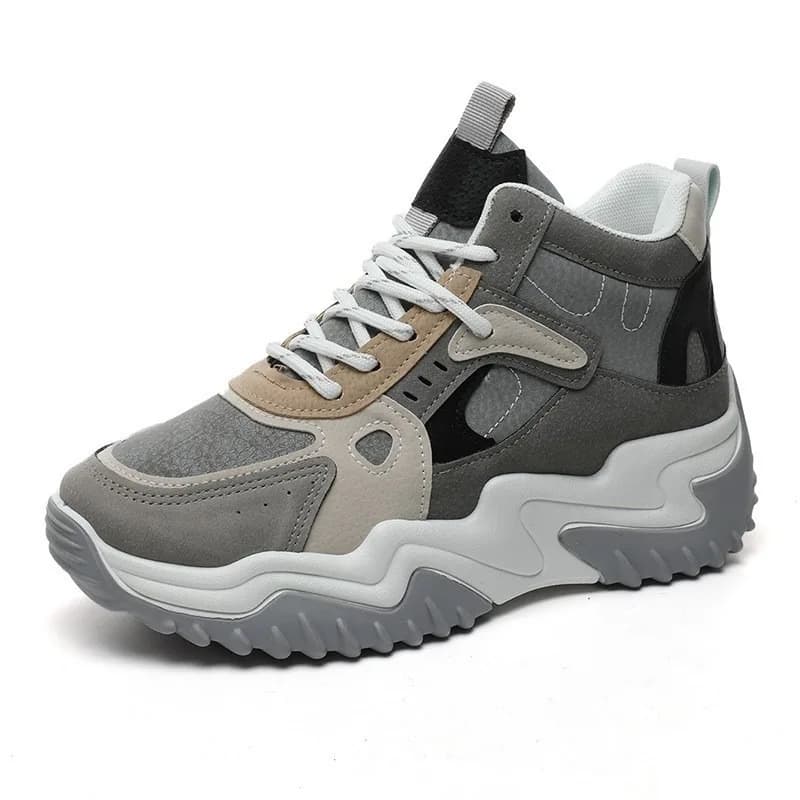 Sneakers sportive casual da donna con plateau chunky, color block, traspiranti, antiscivolo, con rialzo, Nuovo Arrivo Autunno 2026