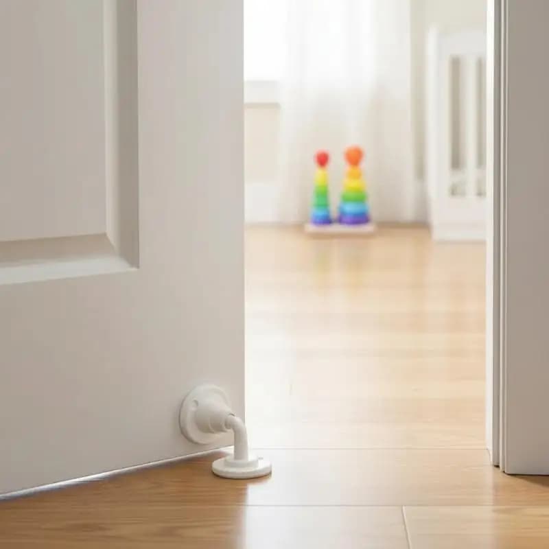 Silicone Door Stopper Wall Protector Soft Anti Collision Cushion Absorbs Impact for Bedroom Office Living Room