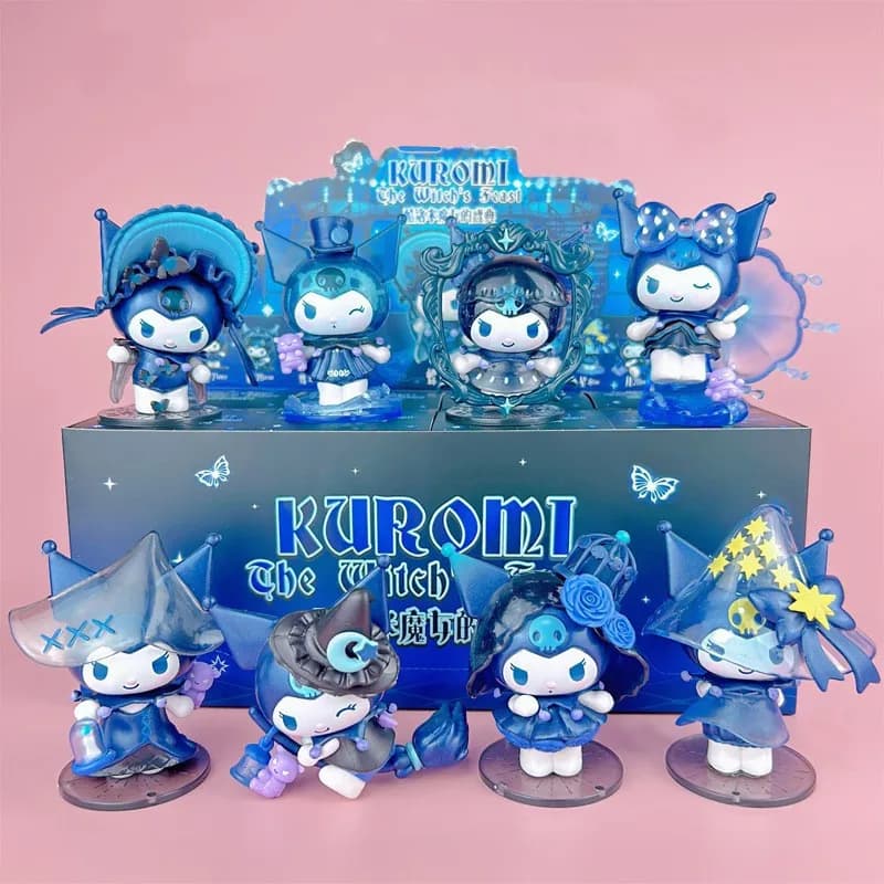 Sanrio My Melody kuromi Figure Toys Immagine classica del fumetto My Melody Action Figure Box Toy Regalo per bambini