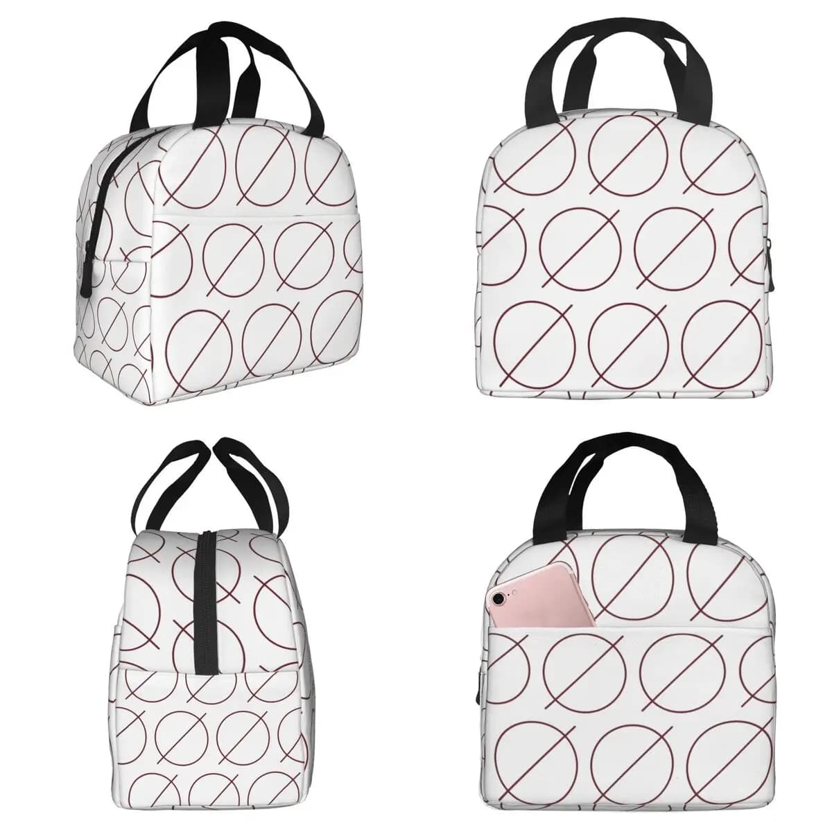 Milk Outside A Bag Of Milk Insulated Lunch Bag for Women Office Cooler Thermal Food Box Tote Portable Lunch Boxes Container