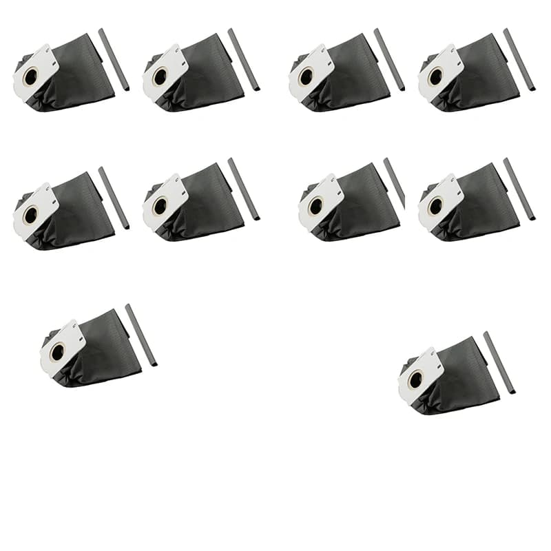 Sacchetti per la polvere filtranti riutilizzabili lavabili in tessuto Non tessuto per Philips FC5126/FC5128/5122/5125 sostituzione sacchetti per aspirapolvere 1/2/10 pezzi