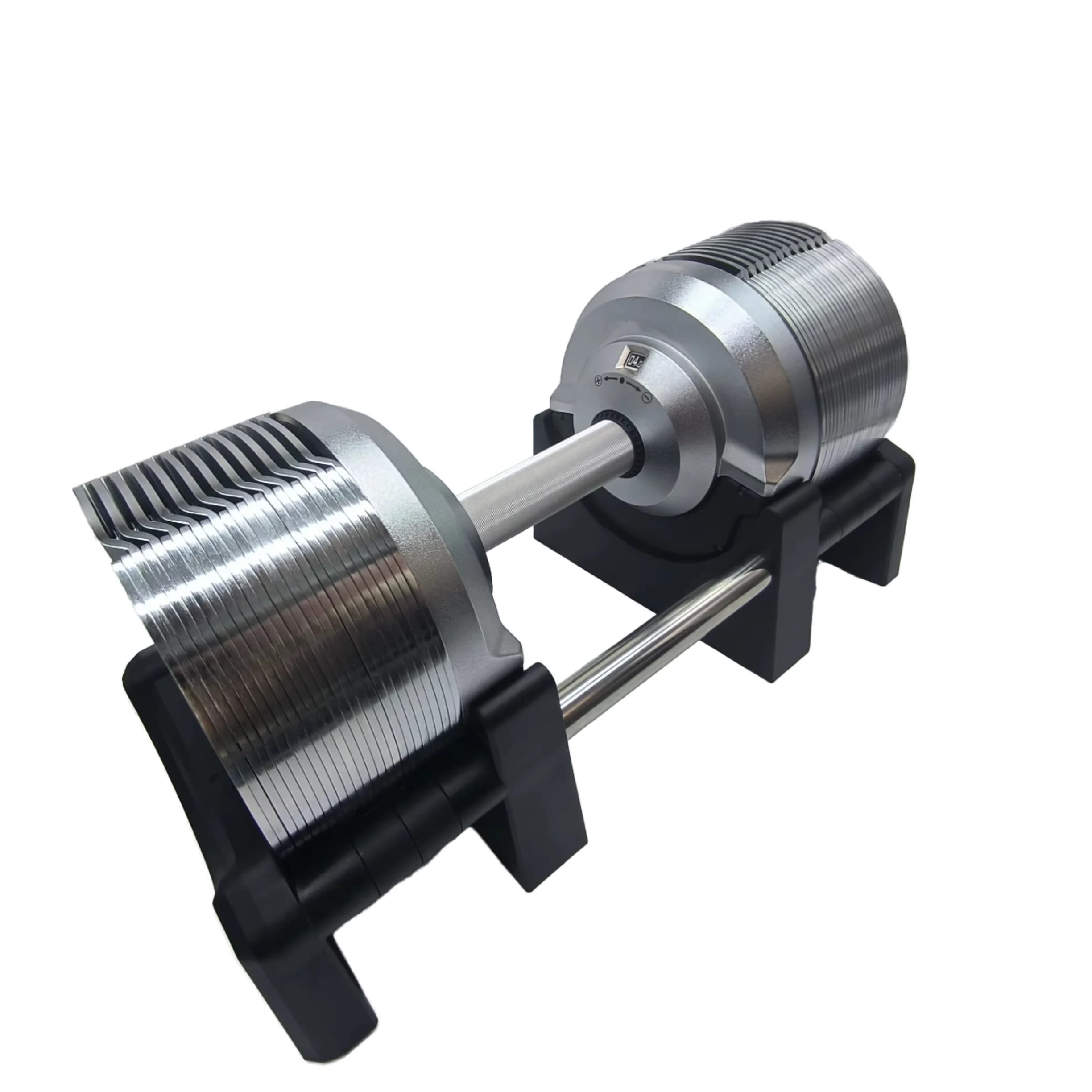 Adjustable 36kg Electroplated Steel Plate Dumbbell Set 1.5kg Increment Free Weight Gym Equipment Home Shoulder Strength Training