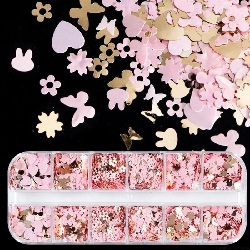 31BF Decorazione con paillettes a farfalla per stampi in resina epossidica Accessori per creazione gioielli Paillettes per