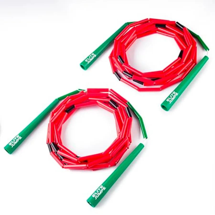 Jumping Elite Jumps Double Dutch 14ft, Pack of 2 Strings for Jumping Double Dutch with 2 Beads for Adults, Made with Hands and Infrangible Auction