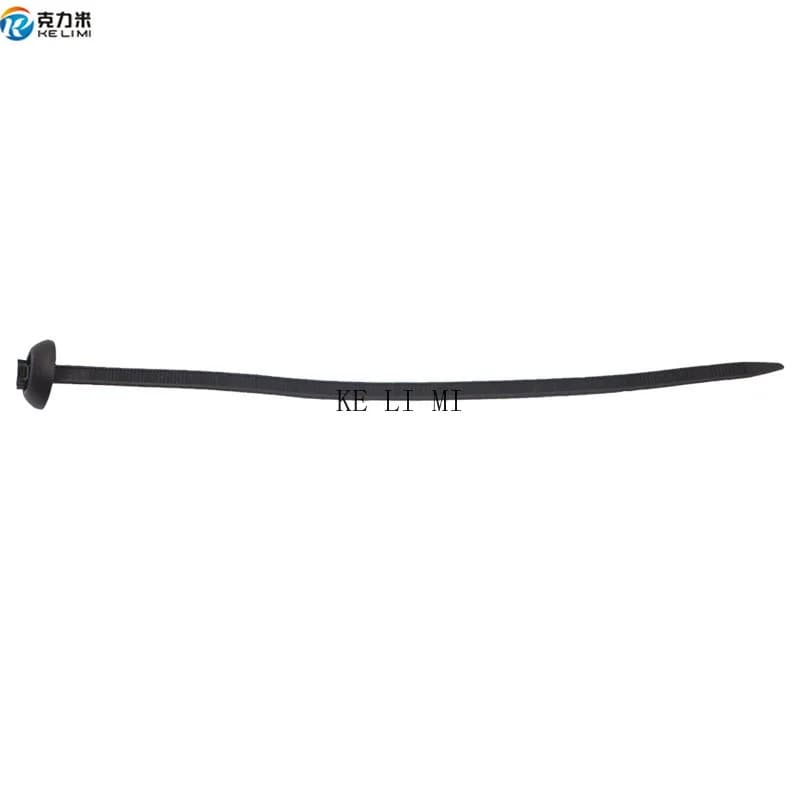 100 Pezzi Fascette Nere in Nylon per Auto, Cinghie di Fissaggio Cavi 7.8x270mm, Clip di Fissaggio per Cavi