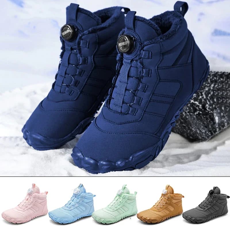 Stivali Invernali Genitore-Figlio, Scarpe da Neve per Uomo e Donna, Calzature Outdoor Antiscivolo con Pelliccia Calda, Sneakers Casual per Ragazzi/Ragazze, Stivaletti per Bambini