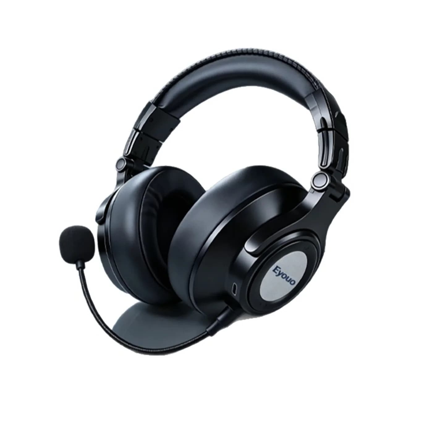EYOUO 3-Mode Gaming Headset 2.4G Bluetooth 5.3 Headphones, Detachable Noise Mic, 50mm 7.1 Surround Sound for PC Console Phone