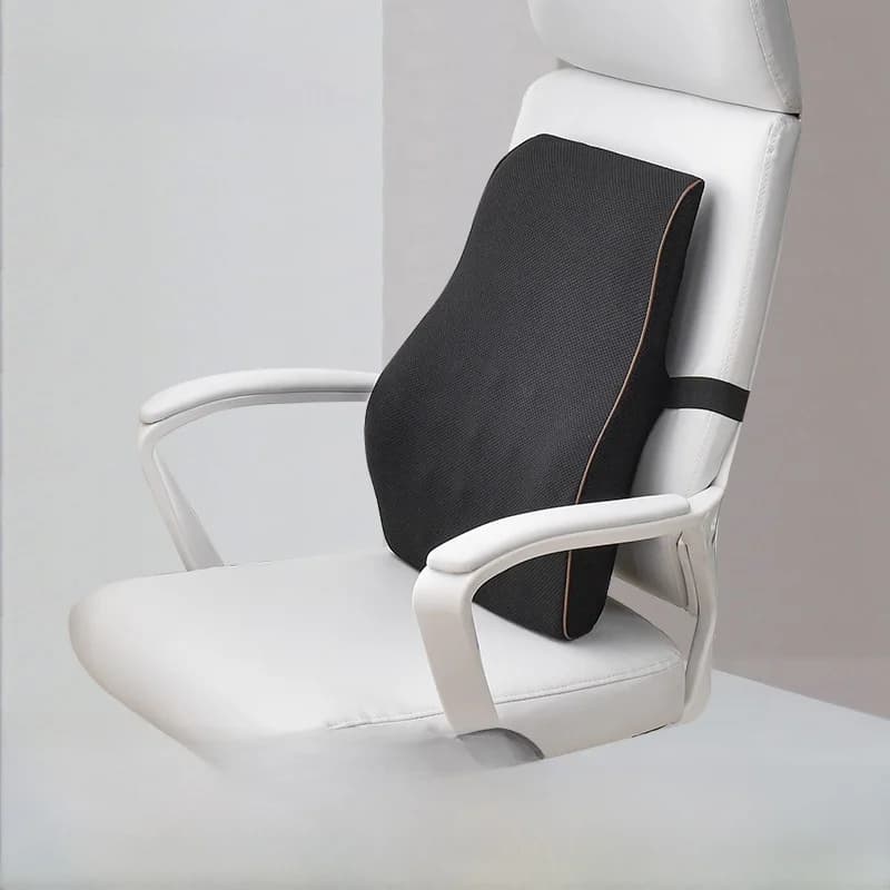 Cuscino di Supporto Lombare per Sedia da Ufficio e Auto, Cuscino Ergonomico in Memory Foam per Donne in Gravidanza