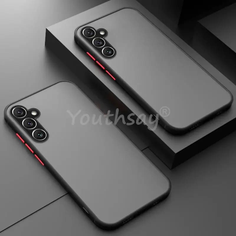 Per Samsung Galaxy S25 Custodia protettiva opaca traslucida Custodia Samsung S25 Plus Custodia in silicone TPU Cover per telefono Galaxy S25
