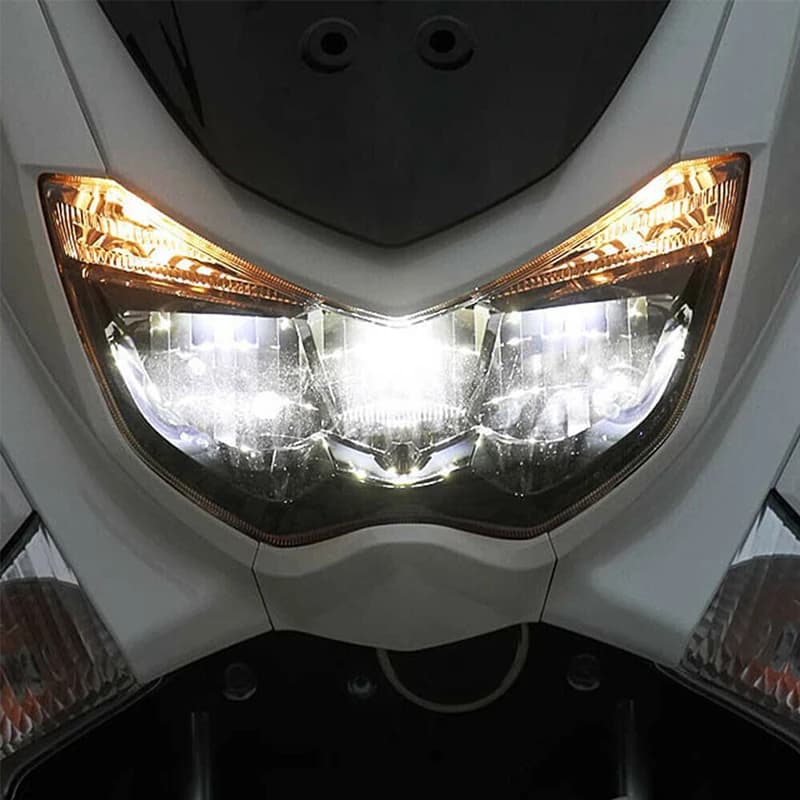 Misura Per YAMAHA 2016 - 2019 NMAX155 NMAX125 Moto Anteriore Testa faro NMAX 155 NMAX 125 Faro A LED 2017 2018