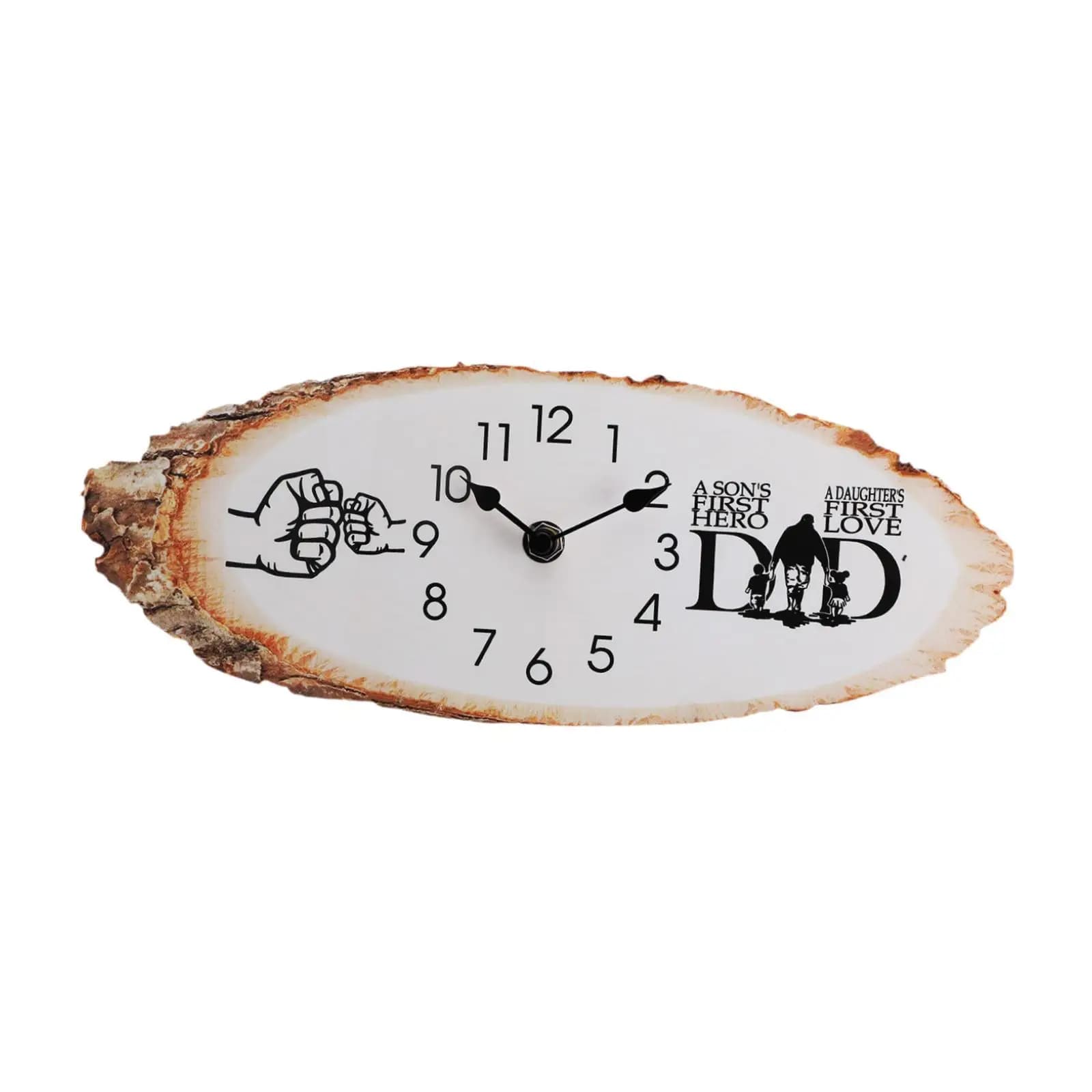 Wall Clock Decorative Ornament Decoration Mute For Office Bedroom Study Room